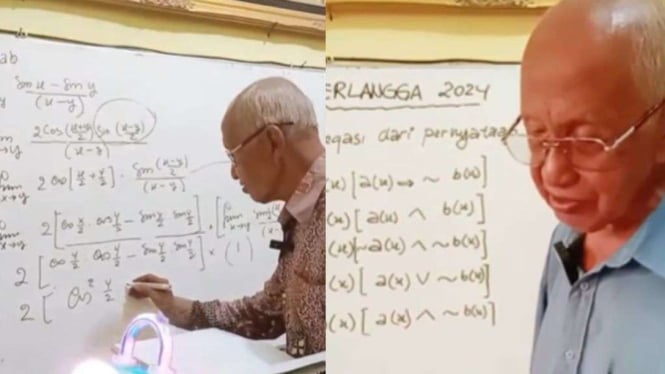 Profil Mbah Guru Matematika: Pengajar Viral yang Mendapat Penghargaan dari Prabowo