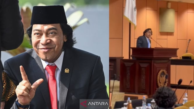 "Gaya Unik Komeng dalam Menyampaikan Hasil Reses di Sidang DPD: Tetap Menghibur!"