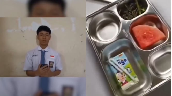 "Siswa Meminta Maaf Setelah Merekam Makan Siang Gratis dari Partai Gerindra"