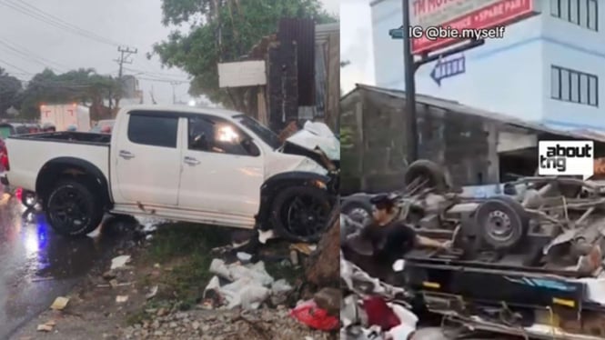 Kecelakaan Mobil Double Cabin Menabrak 11 Kendaraan di Tangerang: Sopirnya Ternyata...