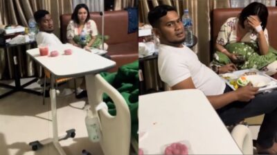 Pelakor Terkejut Saat Istri Menemukan Suami Jenguk Selingkuhan di Rumah Sakit