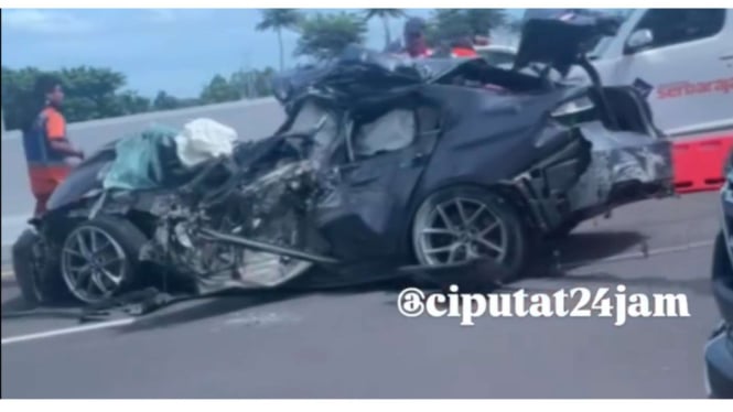 Pajak Pikap Tabrak Sedan BMW di Tol Serpong: Pengemudi BMW Seri 3 Terbukti Nunggak Pajak Sejak 2021