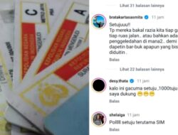 Permintaan SIM dan STNK Berlaku Seumur Hidup Dukung oleh Warganet