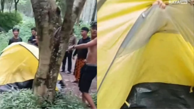 Tersebar Video Pasangan Mesum di Tenda Kuning, Warganet Heboh!